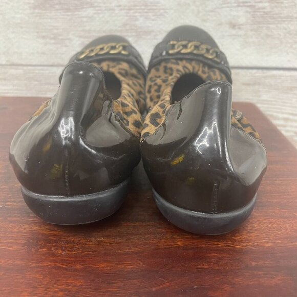 Mephisto ballet flat animal print air relax slip on womens 8+8 1/2 comfort shoe - Picture 8 of 14